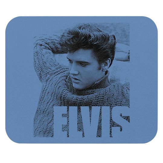 Elvis Presley Relaxing Poster Popfunk Mouse Pad