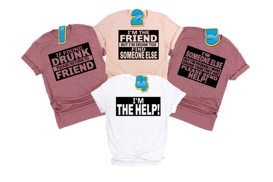 If Found Drunk Please Return To Friend Drinking Friends Matching T-Shirt