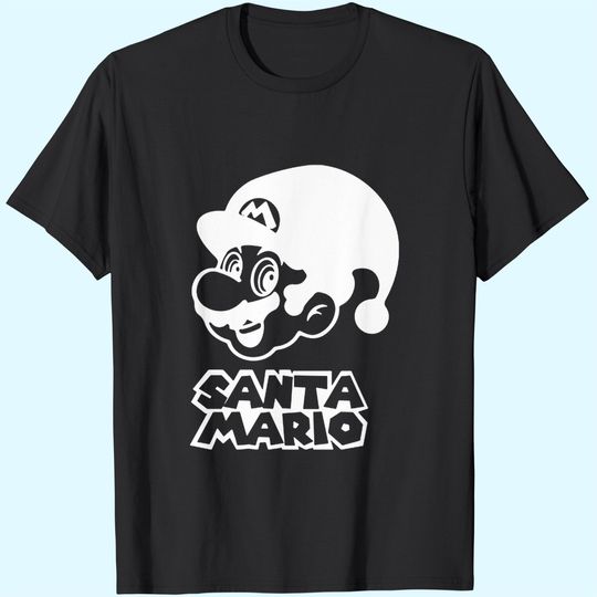 Christmas Santa Mario T-Shirt