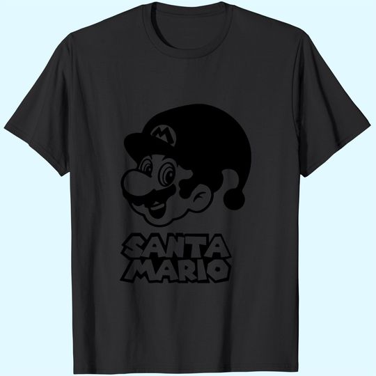 Christmas Santa Mario T-Shirt