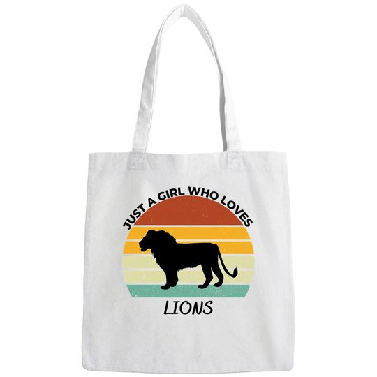 Just A Girl Who Loves Lions Classic Bags
