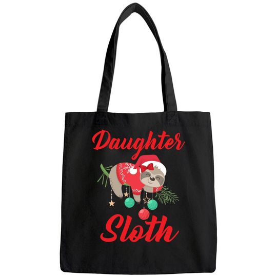 Sloth Christmas Family Matching Daughter Bags