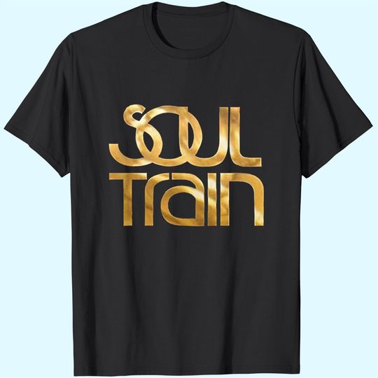JIANGMUYA Men's Soul Train Gold Logo T Shirt