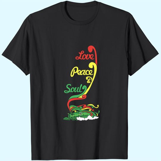 Shake Grass Mens Funny Soul Train Design Generic T Shirt