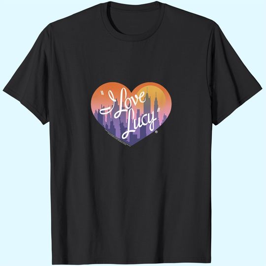 I Love Lucy T-Shirt City Logo Black Tee