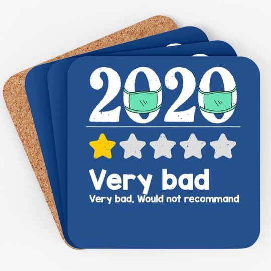 Funny 2020 Review - 1 Star Very Bad Year Would Not Recommend Coaster