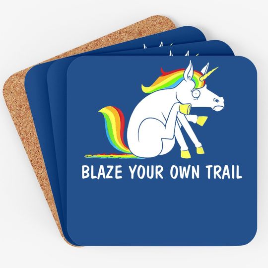 Blaze Your Own Trail Unicorn Coaster