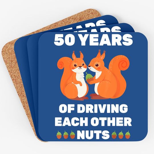25th 25-year Wedding Anniversary Funny Couple For Him Her Coaster
