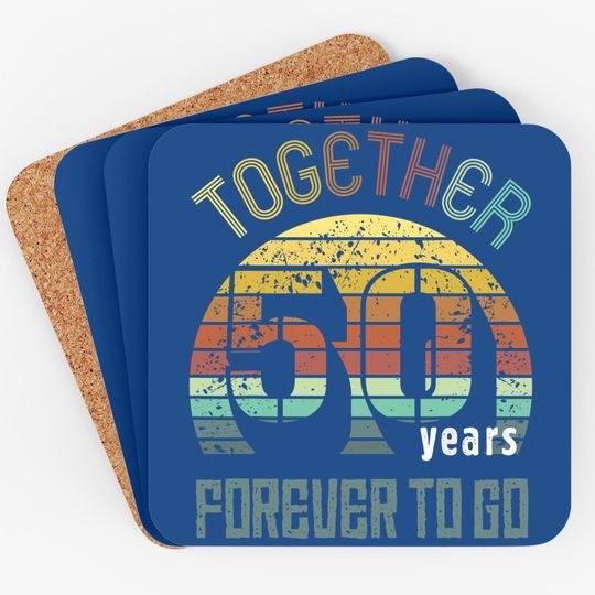 50th Years Wedding Anniversary Gifts For Couples Cool Fifty Coaster