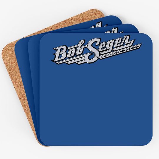 Bob Seger The Silver Bullet Band Crewneck Ultra Cotton Short Sleeve Adult Coaster