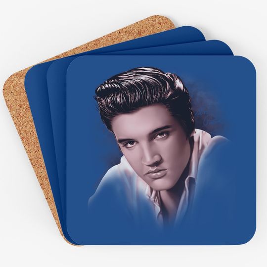Trevco Elvis Presley The Stare Coaster