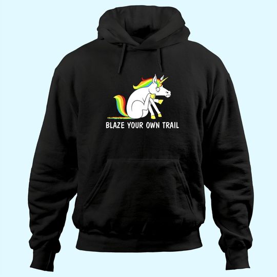 Blaze Your Own Trail Unicorn Hoodie