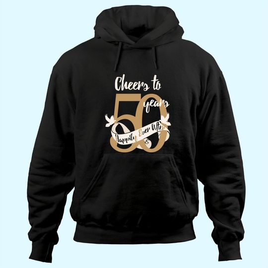 50th Wedding Anniversary Hoodie Gift For Couples