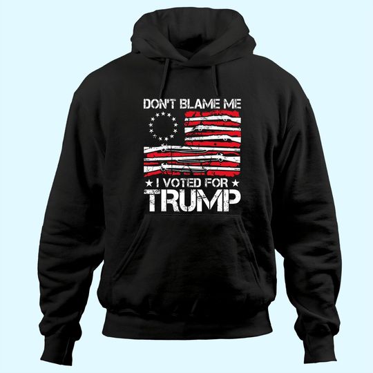 Don't Blame Me I Voted For Trump Gun Rights Gun Lovers Hoodie