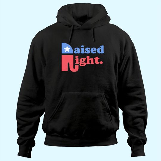 Raised Right Republican Elephant Retro Style Distressed Gift Hoodie