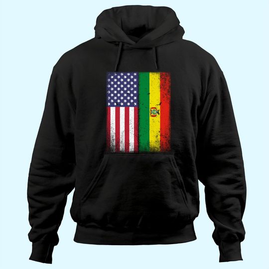 Bolivian American Flag Hoodie