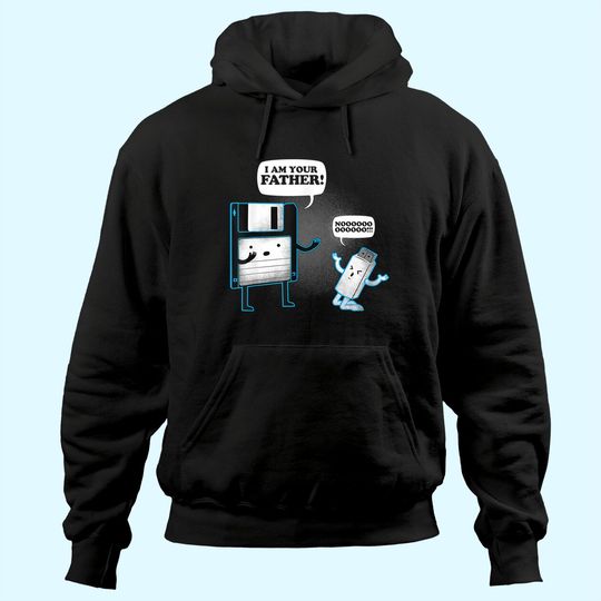 "I am your father" Floppy Disk & USB funny Hoodie