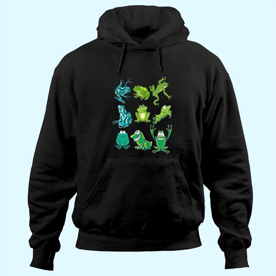 Rainforest Amphibian Kids Gift Idea Cute Frog Hoodie