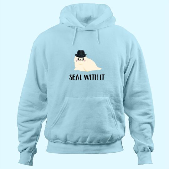 White Sea Lion Hoodie Seal With It Hoodie