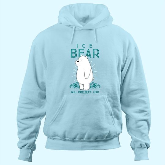 CN We Bare Bears Ice Bear Will Protect You Hoodie