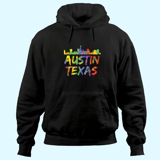Austin Texas Skyline Hoodie