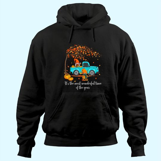 It's The Most Wonderful Time Of The Year Gnomes Autumn Fall Hoodie