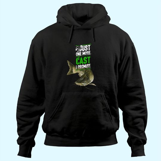 Fishing Just One More Cats I Promise Hoodie