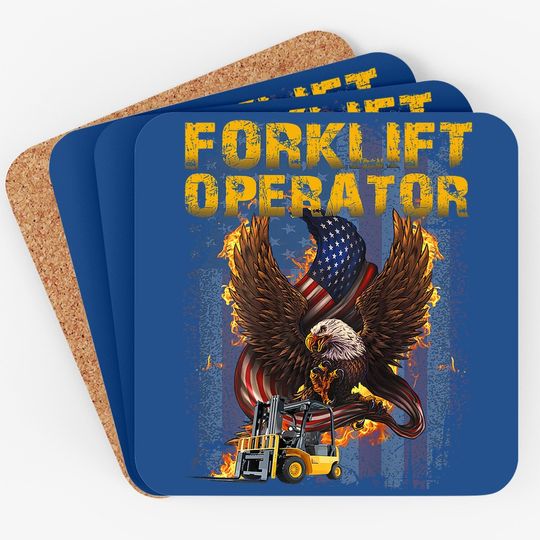 Proud Forklift Operator Coaster