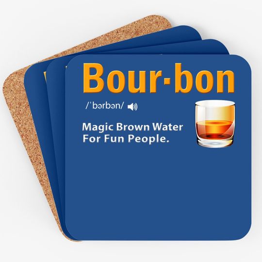 Whiskey Bourbon Definition Coaster Magic Brown Water Kentucky Coaster