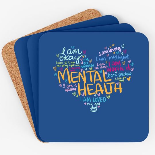 Mental Health Awareness Gifts Depression Coaster