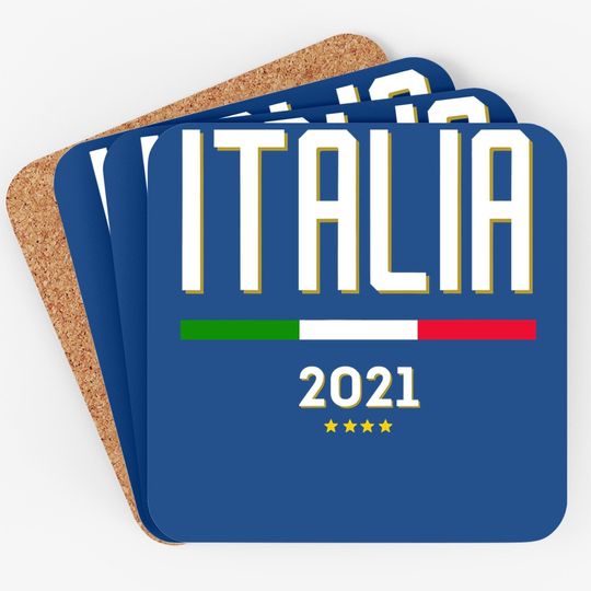 Euro 2021 Coaster Italia Football