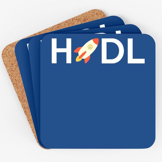 Funny Hodl Bitcoin Dogecoin Shiba Inu Cryptocurrency Coaster Coaster