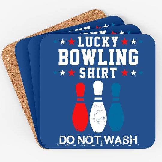Lucky Bowling Gift Coaster For Husband Dad Or Boys