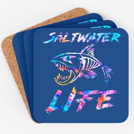 Saltwater Life Fishing Coaster