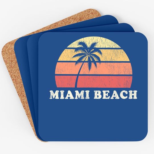 Coaster Miami Beach 70s Retro