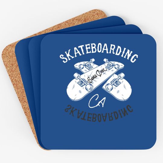 Skateboarding Skate Or Die Skateboard Santa Cruz Street Wear Coaster
