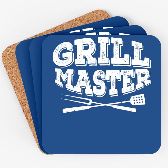 Barbecue Grill Master Grilling Bbq Smoker Party Coaster