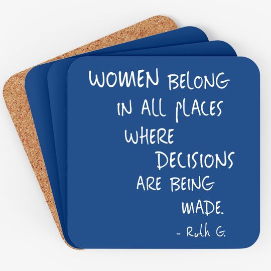 Equal Rights Rights Political Feminism Feminist Gift Coaster