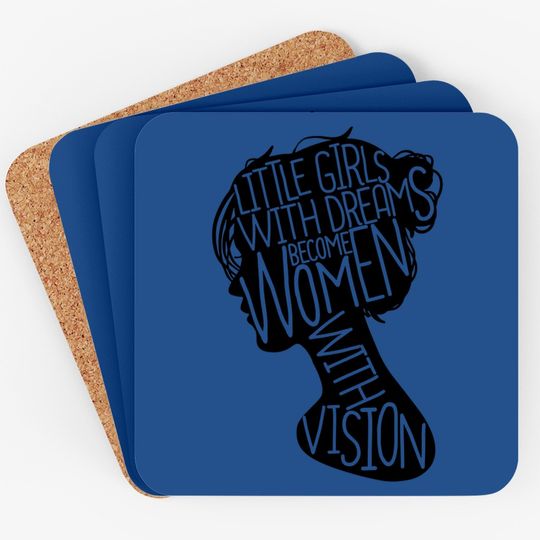 Feminist Rights Social Justice March Coaster For Girls Coaster