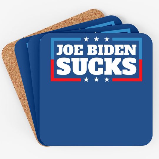 Joe Biden Sucks 2020 Election Donald Trump Republican Gift Coaster