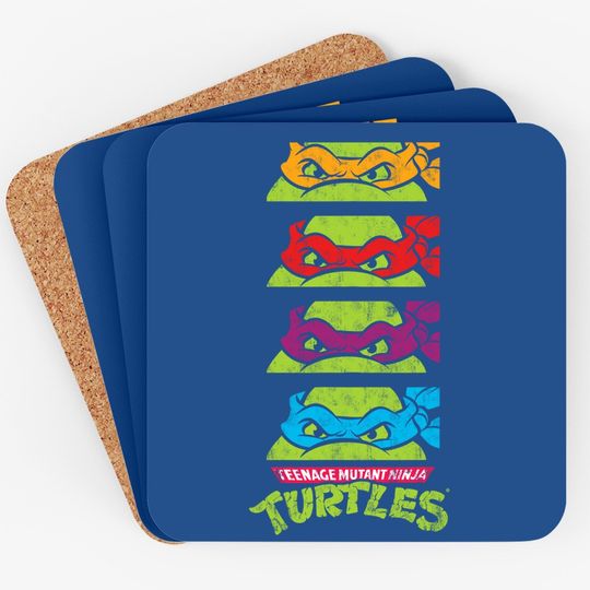 Teenage Mutant Ninja Turtles Paneled Faces Coaster