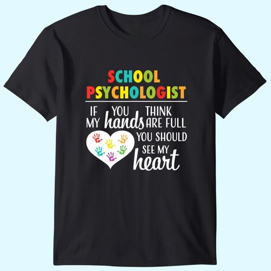 School Psychologist Heart T Shirt
