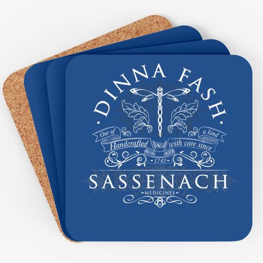 Outlander Sassenach Dragonfly Coaster