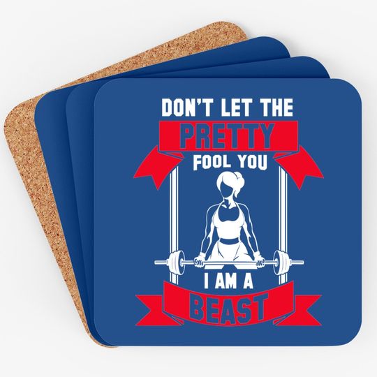 Weight-lifting Workout Quote Funny Fitness Lover Gift Coaster
