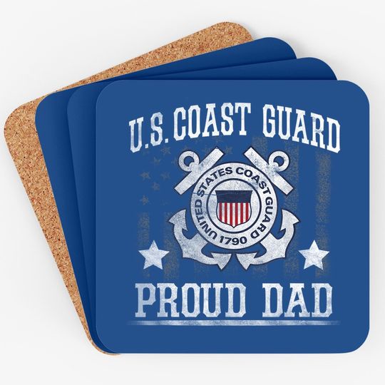 Vintage Us Coast Guard Coaster - Uscg V