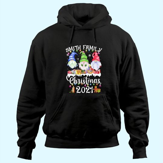 Personalised Family Gnomes Christmas Matching Hoodies