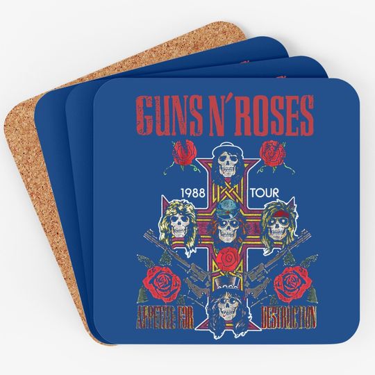 The Guns N Roses Coaster Vintage 1980s