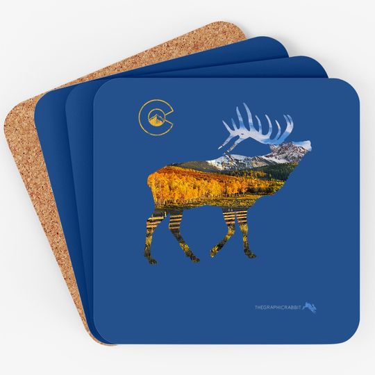 Colorado Elk Hunting Coaster