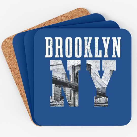 Brooklyn Ny Vintage Coaster Nyc New York City