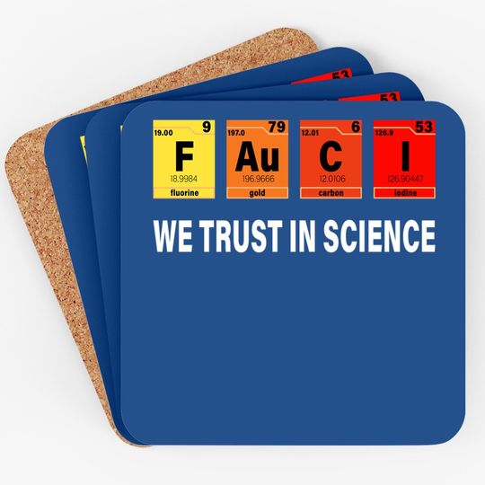 We Trust In Science Coaster